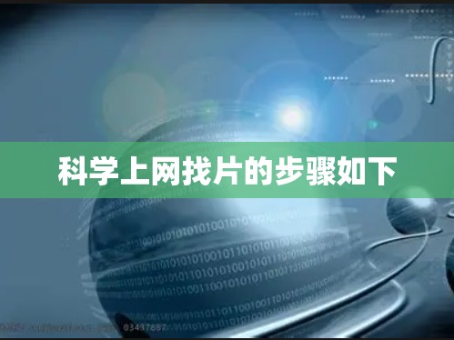 科学上网找片的步骤如下