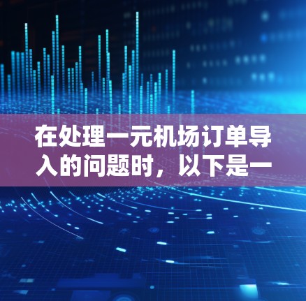在处理一元机场订单导入的问题时，以下是一步步的解决方案