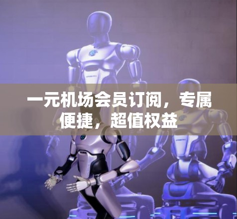 一元机场会员订阅,专属便捷,超值权益 一元机场会员订阅,专属便捷,超值权益