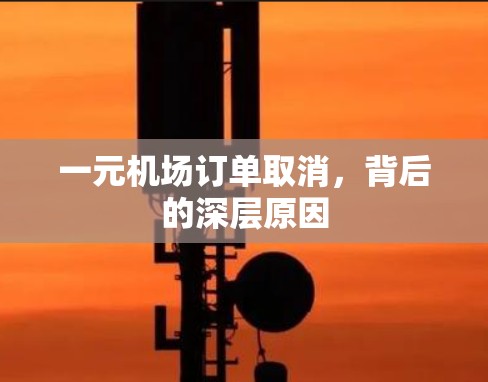 一元机场订单取消，背后的深层原因